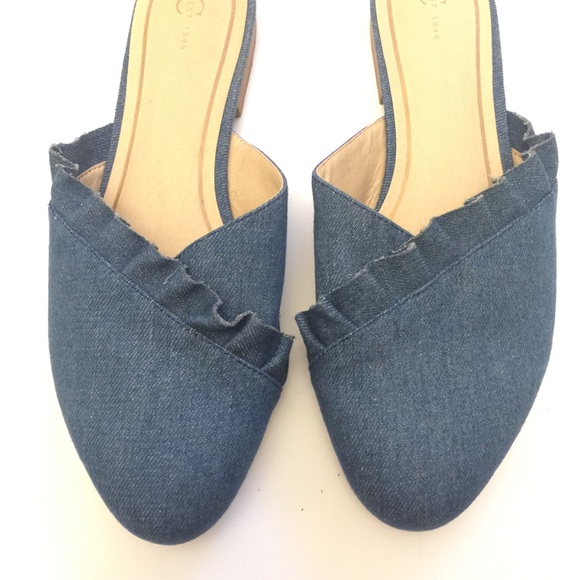 C’est 1946 Shoes - C est 1946 Denim Mules